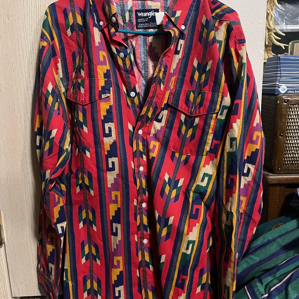 Vintage wrangler button up